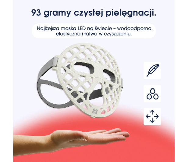 Zent Maska LED DermaLight - 1568670 - zdjęcie 3